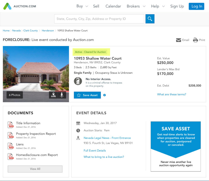 Auction Day What to expect when arriving at a property auction