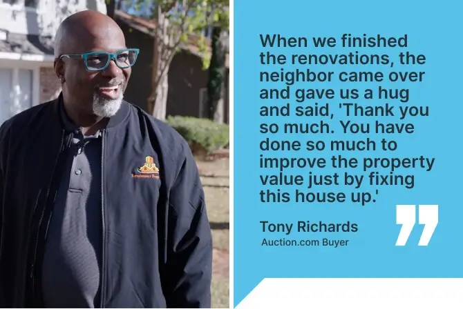 Local community developer Tony Richards 